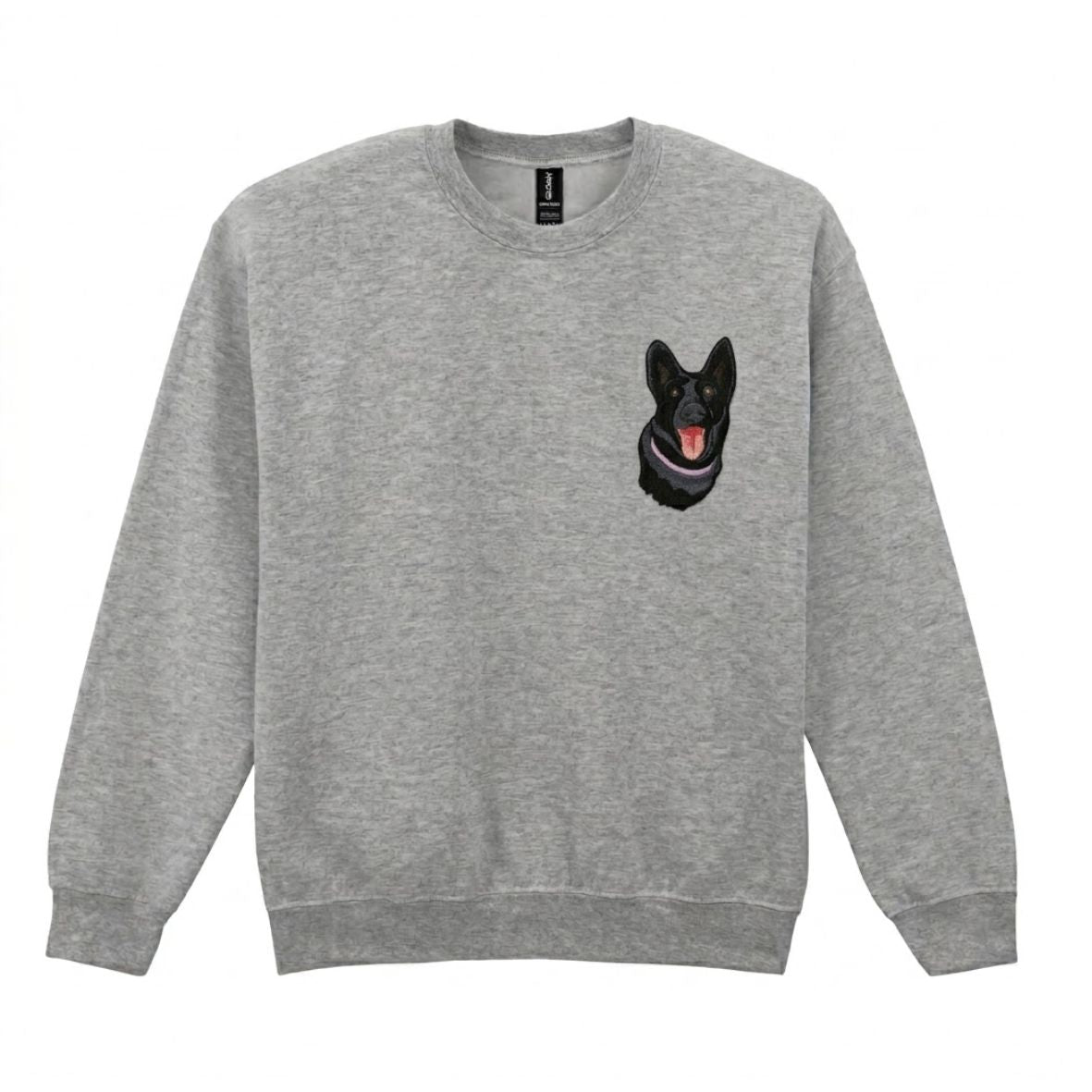 Custom Embroidered Pet Portrait Sweatshirt